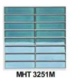 Gạch mosaic que đũa nhập khẩu, Màu xanh, mã MHT 3251M, KT vỉ 300x300mm